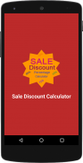 Sale Discount Calculator screenshot 1