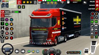 Euro Truck Driving Sim 3d screenshot 2