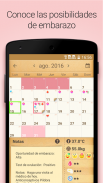 Calendario Menstrual - Fertilidad y Ovulacion screenshot 1