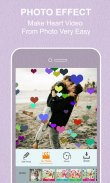 Heart Photo Effect Video Maker screenshot 3