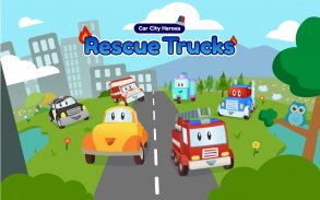 Car City Heroes: Rescue Trucks screenshot 3