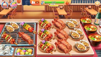 风味美食街：我的餐厅烹饪游戏 screenshot 1