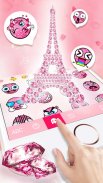 Pink Diamond Paris Themes screenshot 2
