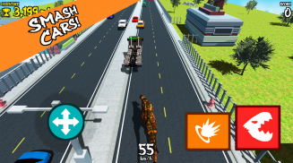 Dinosaur Road Rampage screenshot 0