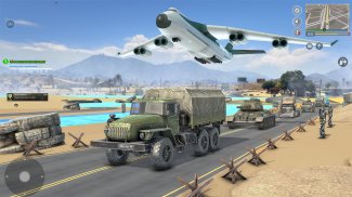 सैन्य वाहन मालवाहू ट्रक खेळ screenshot 1