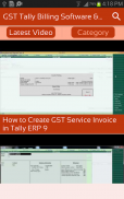 GST Tally Billing Software & ERP Guide Videos App screenshot 1