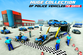 Police Cargo Truck Offroad 3D screenshot 10