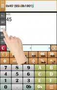 Calculator (HEX,BIN,DEC,OCT) screenshot 1