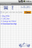 Funny Notepad screenshot 0