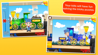 Train Puzzles for Kids screenshot 1
