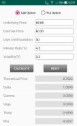 Option Calculator screenshot 0
