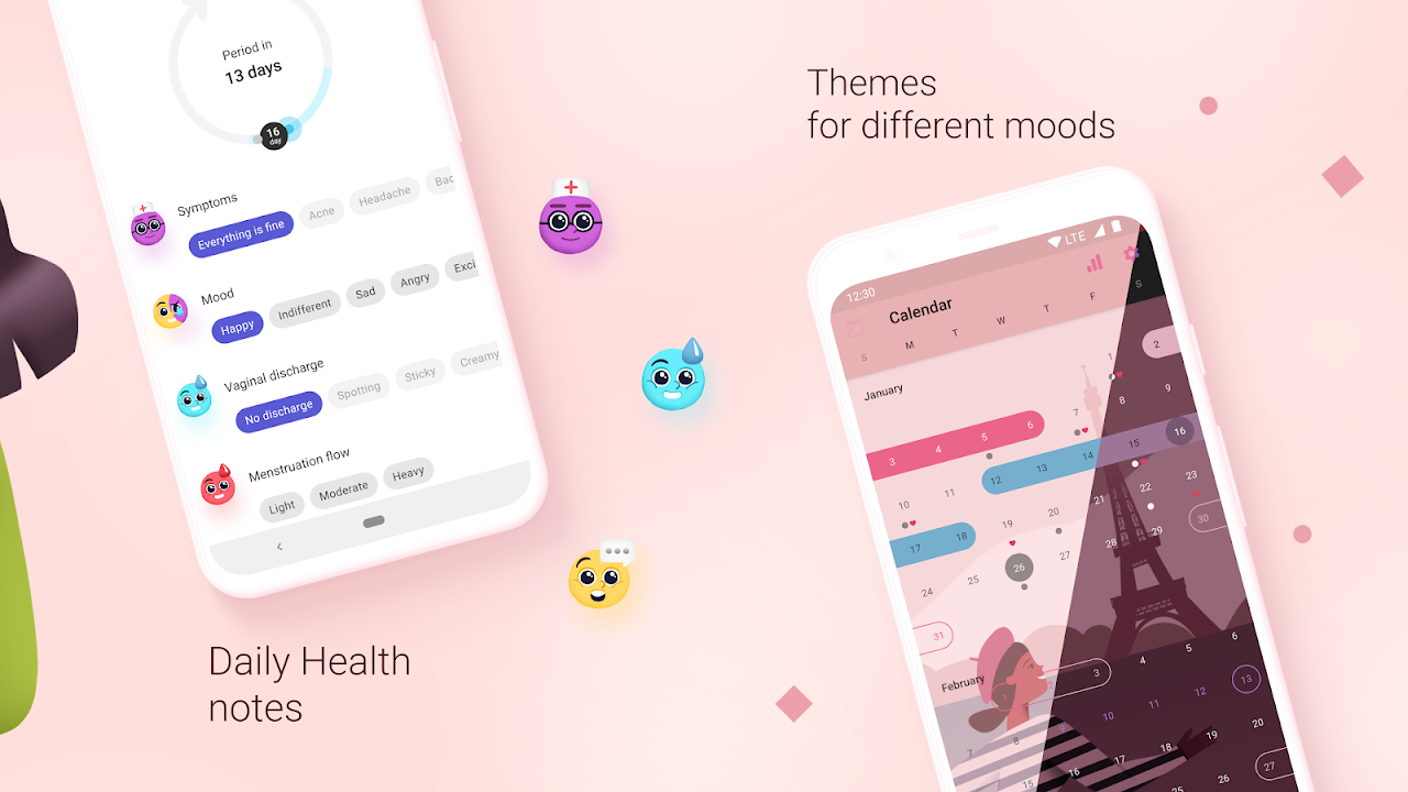 Женский календарь месячных - Загрузить APK для Android | Aptoide