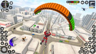 Police Flying Bike Robot Spiel screenshot 5