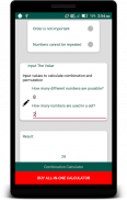 Combination - Permutation Calculator screenshot 6