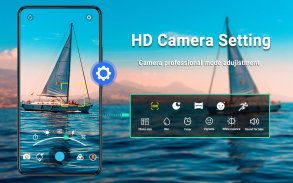 Cámara HD: video,panorama,filtros,editor de fotos screenshot 7