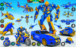 Multi Robot Car Transform Game screenshot 12