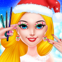 Christmas Girl Makeup Salon Icon