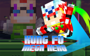 Mega Man Minecraft Skins Kung Fu Battle & Fighting Games screenshot 0