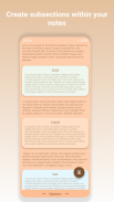 Take Note! -Create subsections screenshot 6