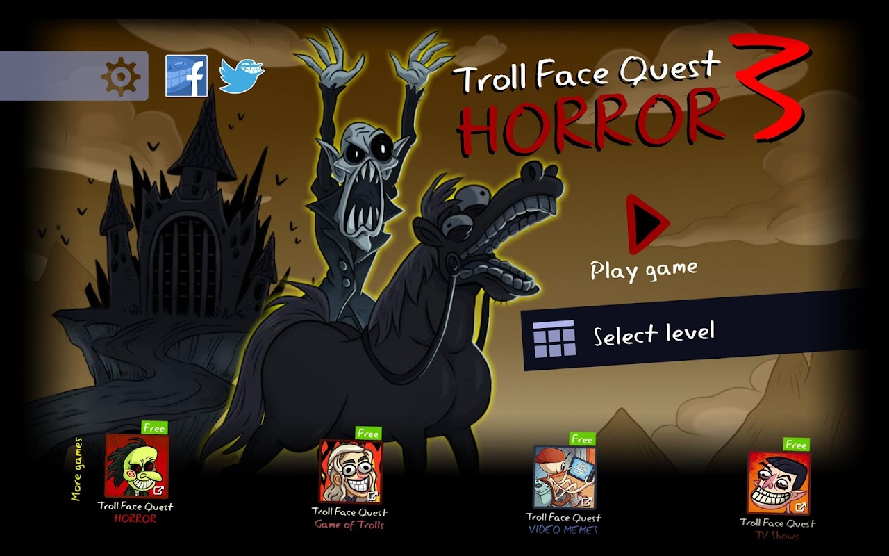 TrollFace Quest Horror 2 - Jogue TrollFace Quest Horror 2 Jogo Online