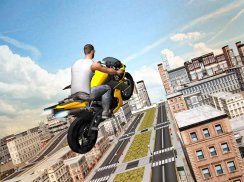 Flying Moto Racer 3d screenshot 7