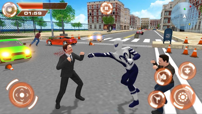 Flying Hero Iron Spider Vs Mafia Fighter Adventure 21 - roblox game compared to mafia