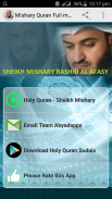 Mishary Rashid Alafasy Holy Quran Full mp3 Offline screenshot 0