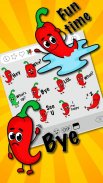 Fun Chili Emoji Stickers screenshot 2