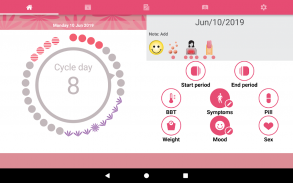 WomanLog Period Calendar screenshot 12