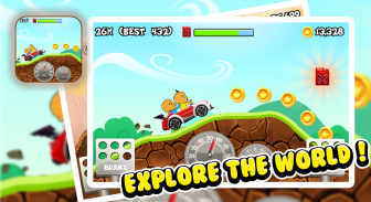 Upin Hill Race Games screenshot 1