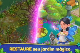 Royal Garden Tales - Match 3 e Decoração de Jardim screenshot 3