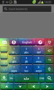 GO لوحة المفاتيح اللون HD screenshot 6