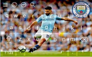 Sergio Aguero Theme Keyboard screenshot 0