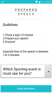 Virtual Toastmaster - Speak On screenshot 2