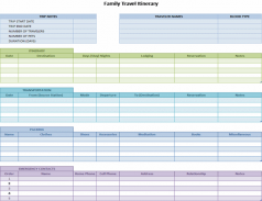 Daily Itinerary Templates screenshot 3