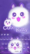 Cute Kitty Kawaii-Keyboard screenshot 0