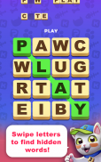 Kitty Scramble: Word Finding Game screenshot 0