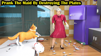 Cat and Maid 3 :Prank Cat Game screenshot 5