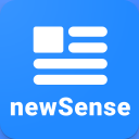 newSense: News Summary App, Sensible & Unbiased Icon