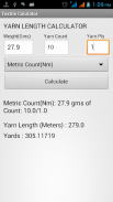 Textile Yarn Calculator screenshot 3