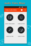 Audio Video Mixer - Video Editor - Ringtone Maker screenshot 1