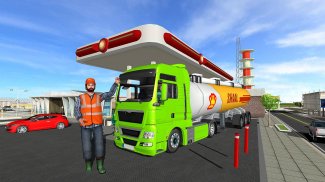 Big Oil Tanker Truck US Oil Tanker Driving Sim screenshot 7