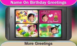 Birthday Greeting Cards Maker: Create photo frames screenshot 0