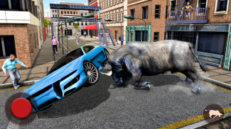 Bull Attack Animal Fight Games screenshot 7