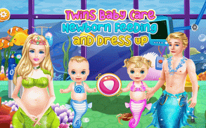 Twins Baby Newborn Dress up screenshot 0
