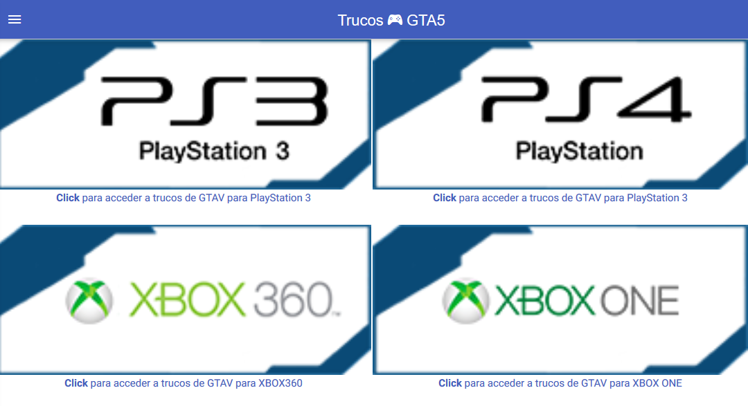 Trucos GTA 5 PS4 - APK Download for Android