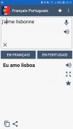 Traducteur Français Portugais screenshot 1