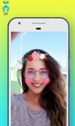 Snappy Photo Filter Sticker Flower Crown screenshot 5