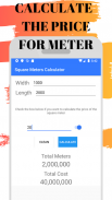 Square Meter Calculator - Free screenshot 1
