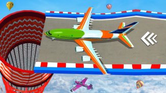 Airplane Mega Ramp Stunt Games screenshot 1